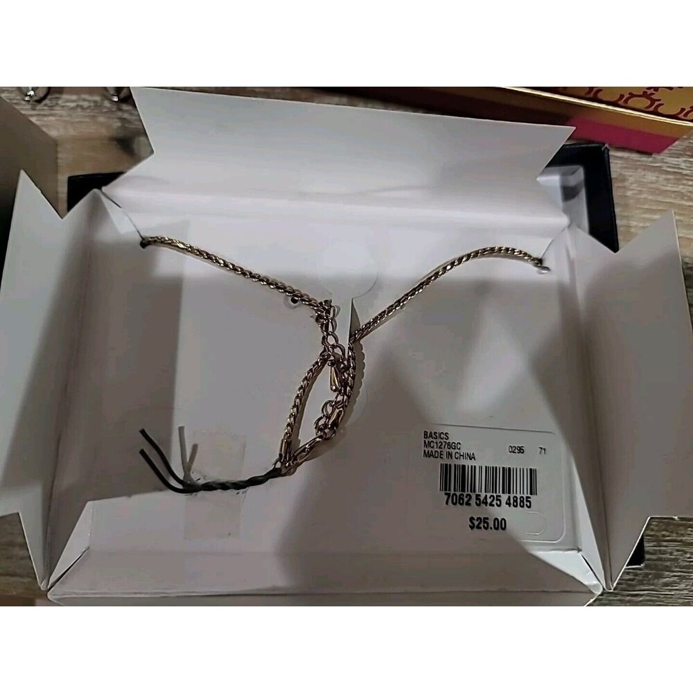 Charter Club & Nine West 2 Necklaces Ruby Pearl & 2 Earrings Pearl Crystal New - Picture 6 of 13